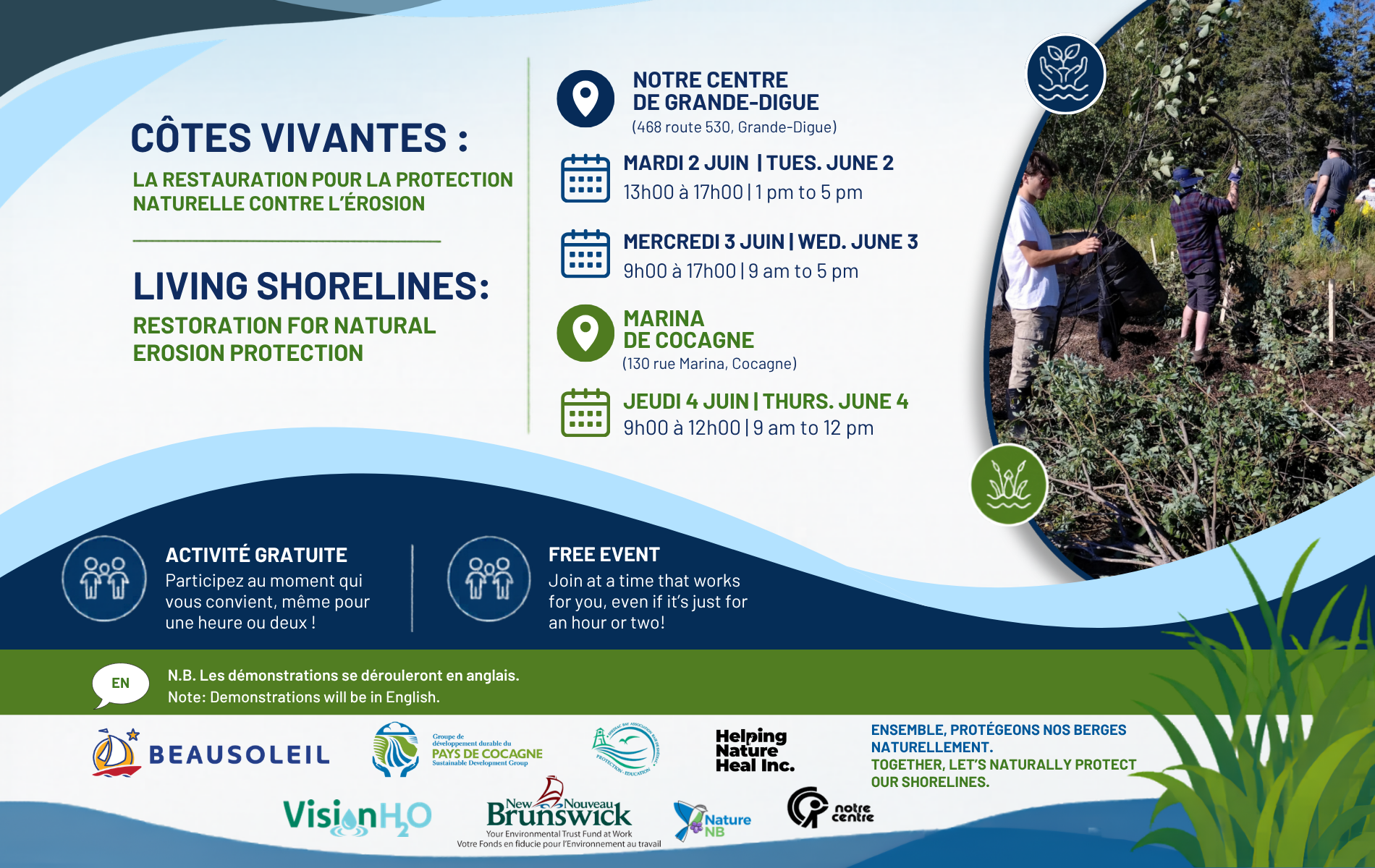 Living Shorelines: Restoration for Natural Erosion Protection
